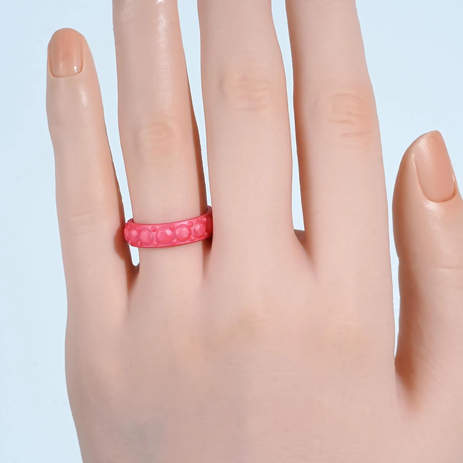 10/6/4 Packs Silicone Rings for Women - Women's Thin and Stackable Wedding Bands - Rubber engagement rings - Diamonds Collection