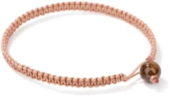 1PCS Rope Handmade Braided Bracelets Natural Stone Beads Knots Woven Bracelets Women Men