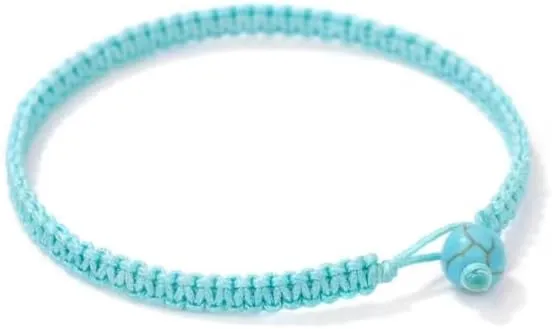 1PCS Rope Handmade Braided Bracelets Natural Stone Beads Knots Woven Bracelets Women Men