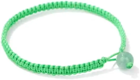 1PCS Rope Handmade Braided Bracelets Natural Stone Beads Knots Woven Bracelets Women Men