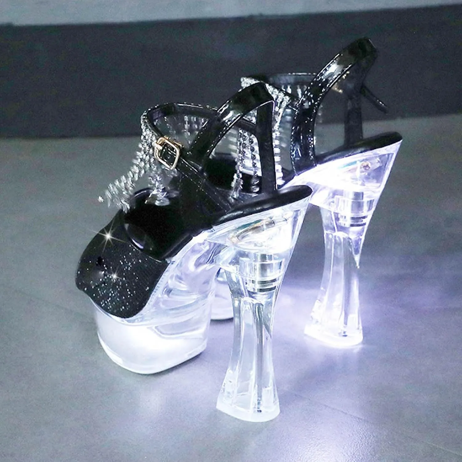 2025 Women Chunky Heels Sandals Fashion Sexy Ladies Dress Height Increase Shoe with Ankle Strap Comfortable Non-Slip Walking Footwear Summer Dance Party Slides Breathable High Heel Shoes