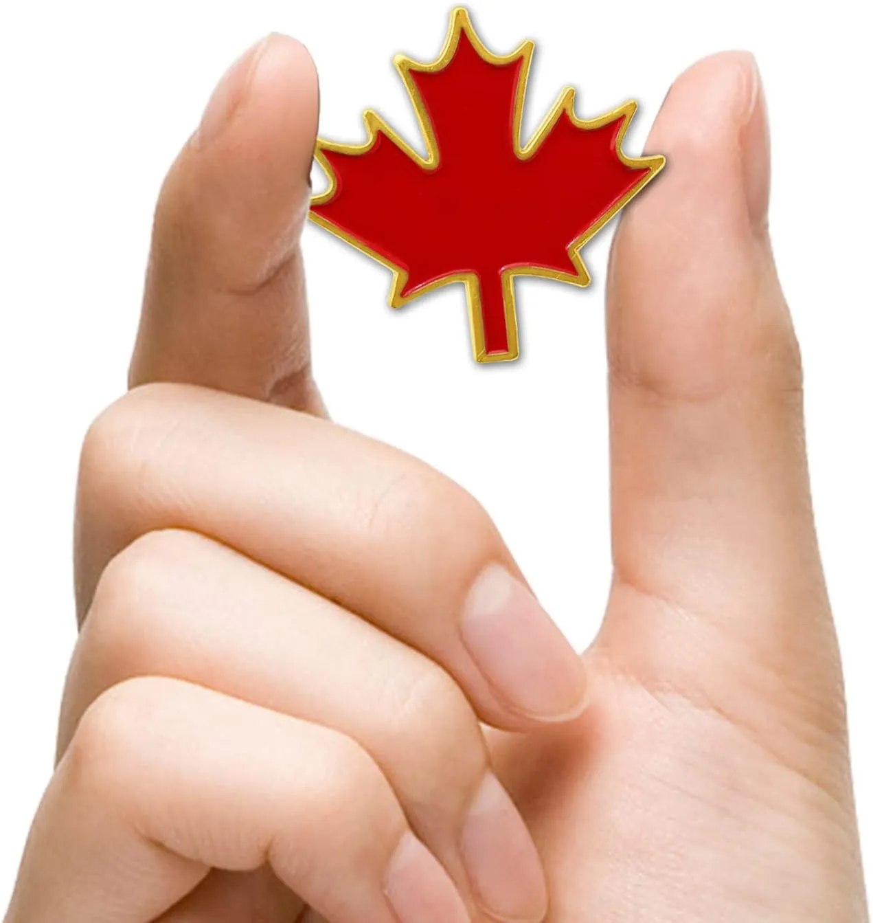 20/50/100Pcs Canada Flag Pins Bulk Enamel Souvenir- Metal Candian Maple LeafLapel Pin Brooch Badge for Men Women Clothes Bags Hats
