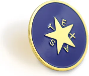 2/12/50/100Pcs Lone star Texas Enamel Lapel Pins Bulk-Supports Texas flag Badge for Men Women Clothes Bags Hats