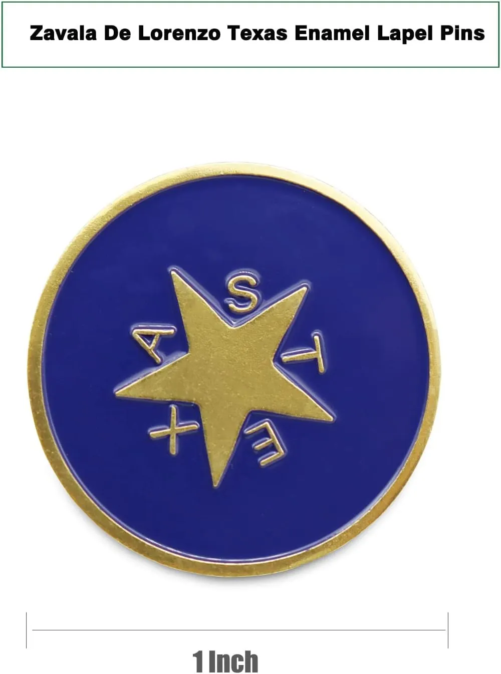 2/12/50/100Pcs Lone star Texas Enamel Lapel Pins Bulk-Supports Texas flag Badge for Men Women Clothes Bags Hats