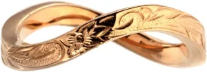 925 Sterling Silver/Rose Gold Plated Stainless Steel Hibiscus Flower Hawaiian Ring