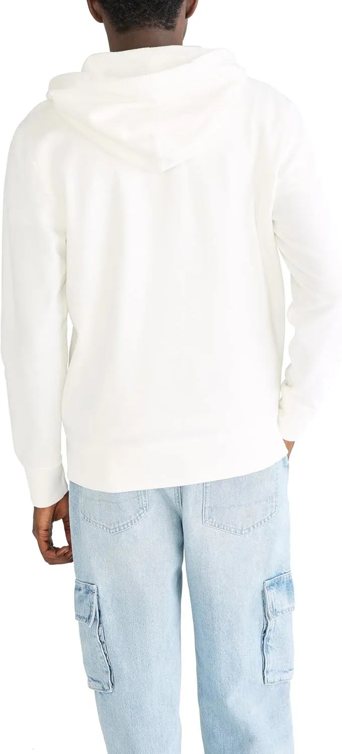 AEROPOSTALE Men's Aero Logo Full Zip Hoodie-Circle