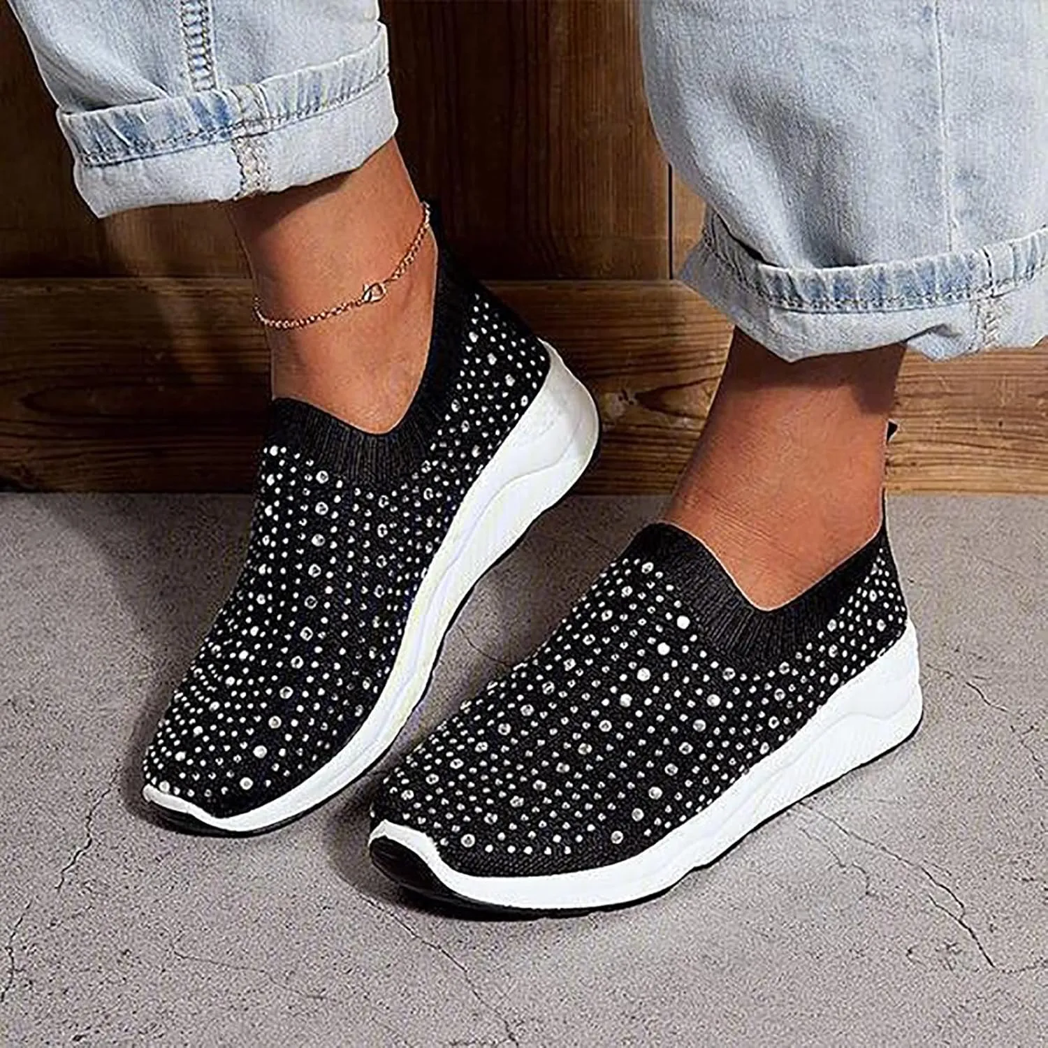 All Black Tennis Shoes for Women Zapatos Especiales Para Juanetes De Mujer Suaves Canvas Shoes for Women Wide Width Black Dress Shoes for Plantar Fasciitis for Women Zapatos De Trabajo Para Mujer