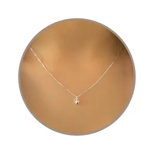 Annika Bella Minimalist Star Necklace, Dainty Silver Celestial Necklaces, 925 Sterling Silver Jewelry for Women, Gift for Her