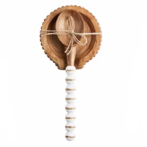 Beaded Spoon w/ Rest Set
