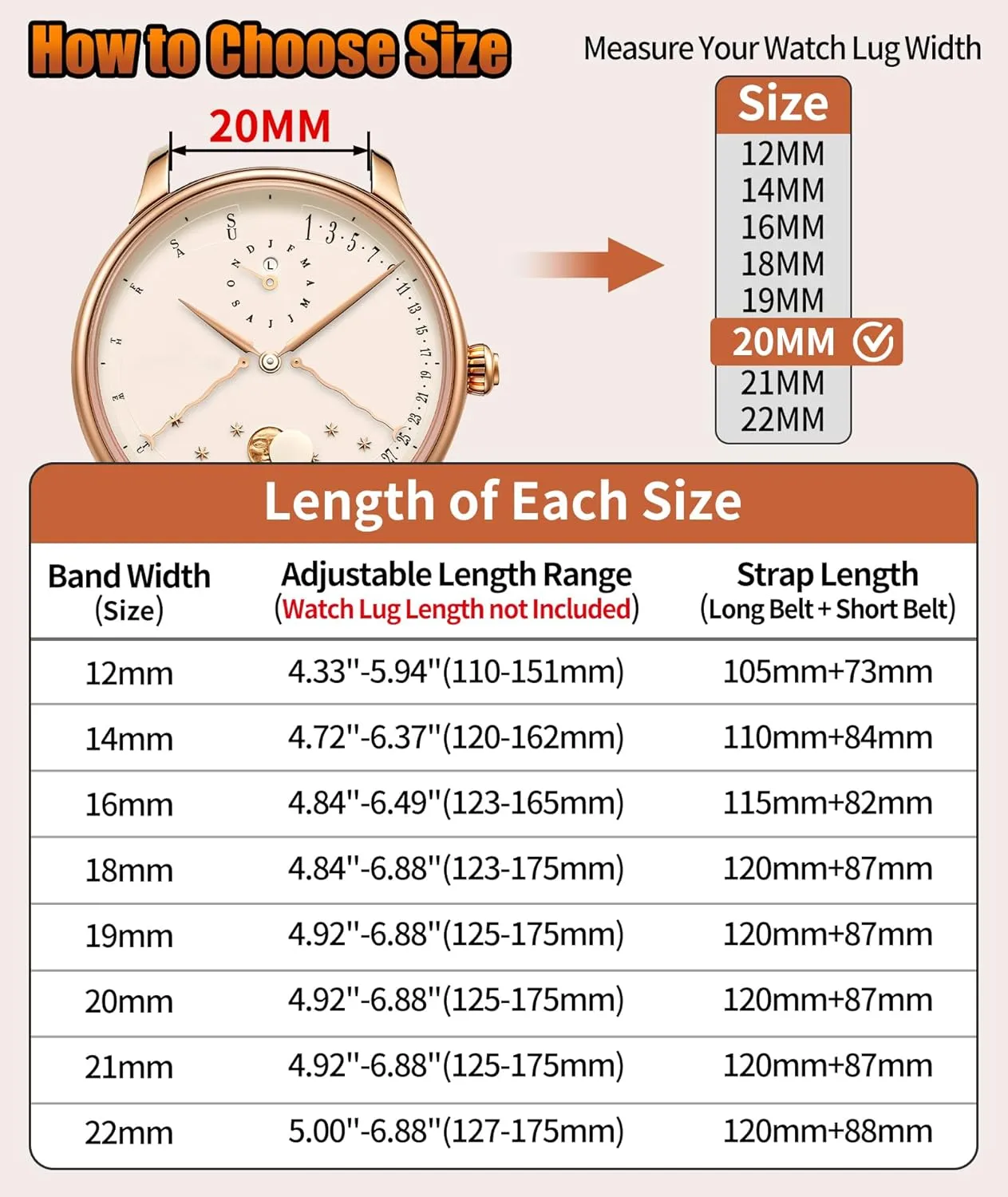 BINLUN Leather Watch Bands Quick Release Premium Calfskin Replacement Watch Strap Multicolors Watchbands for Men Women 12mm 14mm 16mm 18mm 19mm 20mm 21mm 22mm