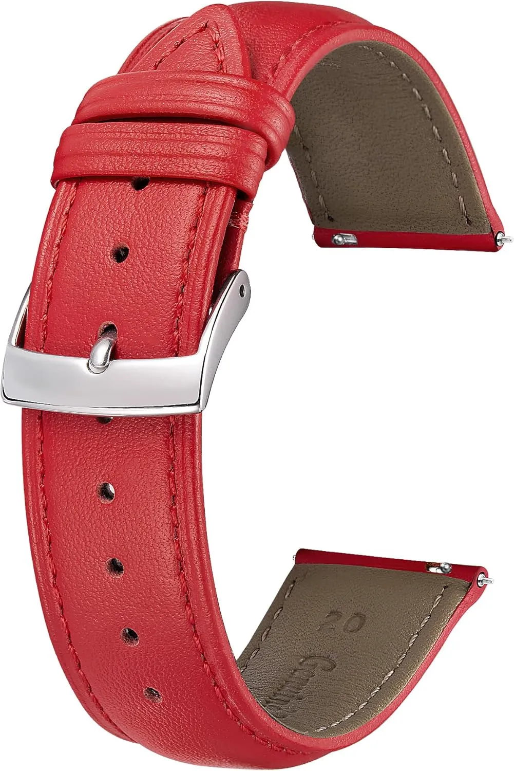 BINLUN Leather Watch Bands Quick Release Premium Calfskin Replacement Watch Strap Multicolors Watchbands for Men Women 12mm 14mm 16mm 18mm 19mm 20mm 21mm 22mm