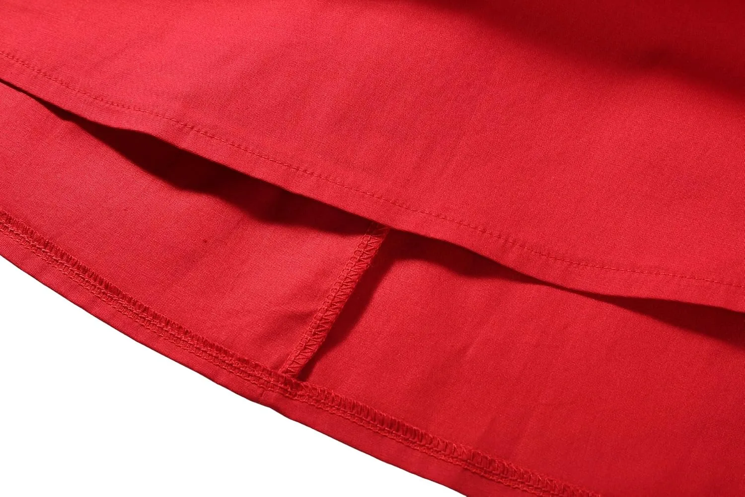 BI.TENCON Women Vintage Skirt Smock Waist Rockabilly Swing Casual Party Skirts