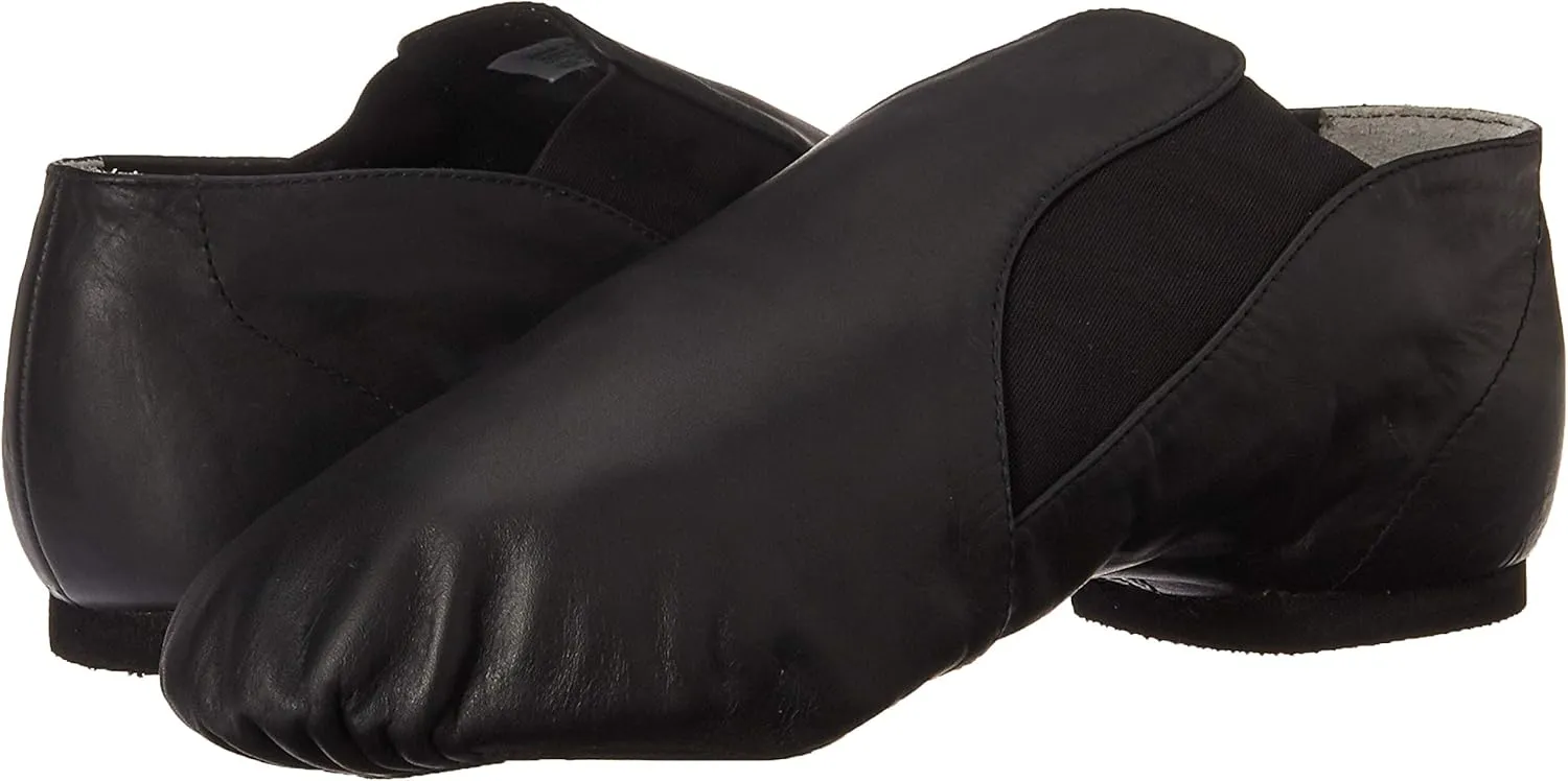 Bloch Dance Men's Elasta Bootie Leather and Elastic Split Sole Jazz Shoe