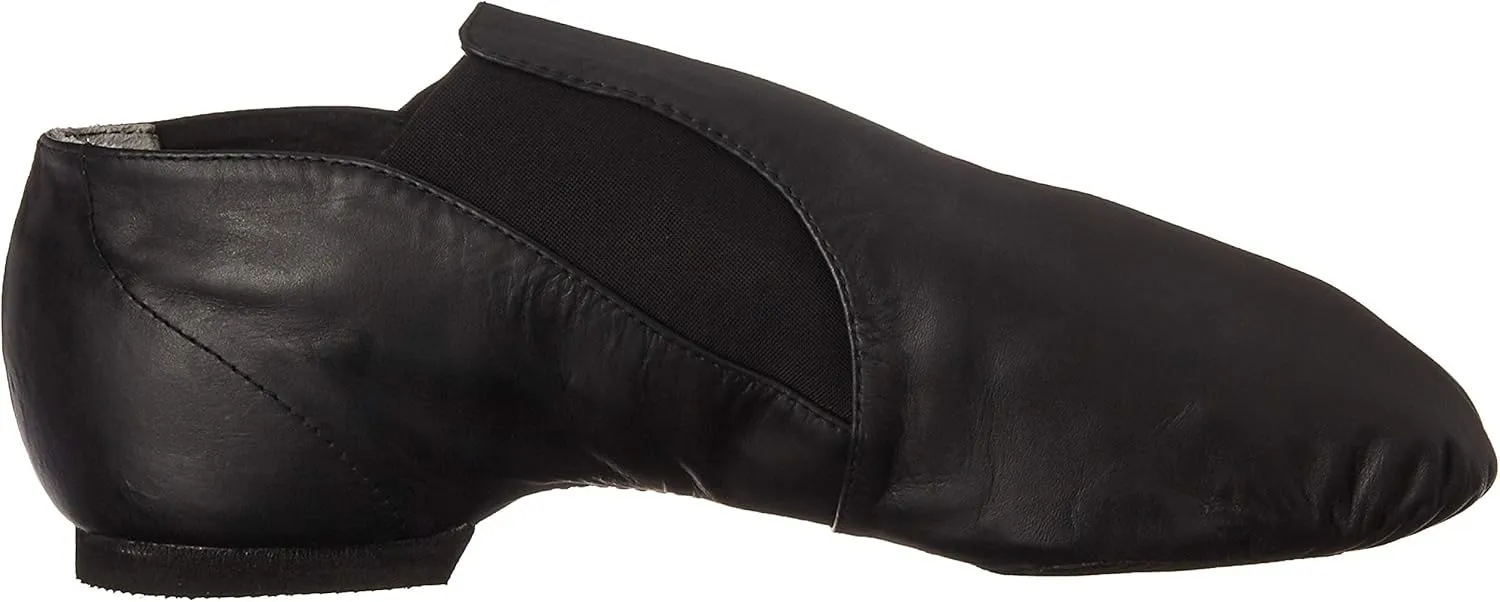 Bloch Dance Men's Elasta Bootie Leather and Elastic Split Sole Jazz Shoe
