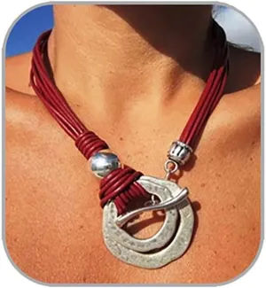 Boho Choker Necklace for Women Suede Leather Necklace Layered Choker Necklace Trendy Western Choker Necklaces Beach Necklaces for Women
