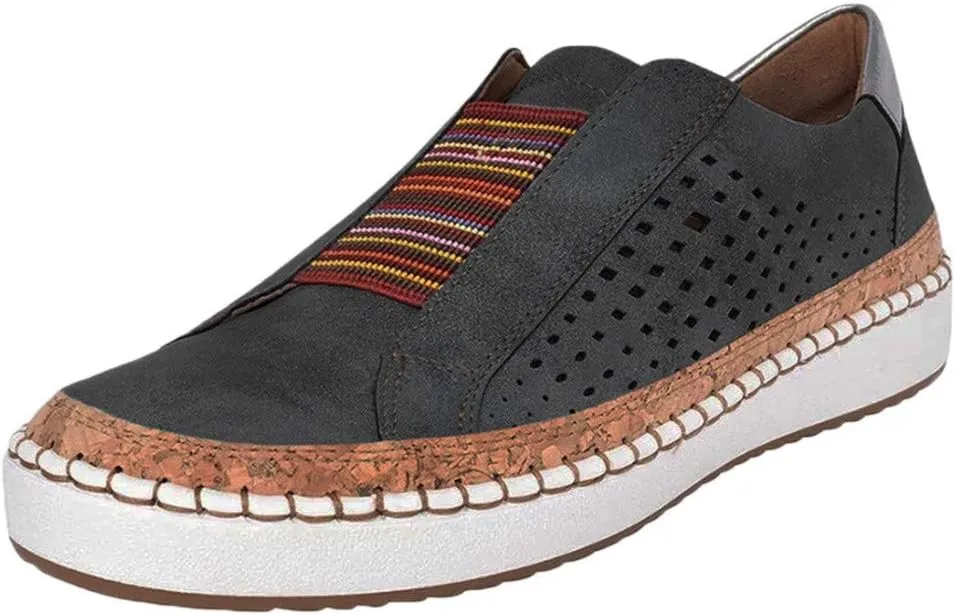 Bowling Shoes Women 9 Wide Comfy Shoes for Women Slip On Dressy Black Non Slip Shoes for Women Back Support Business Casual Sneakers Women Zapatillas Blancas para Mujer De Vestir Elegantes