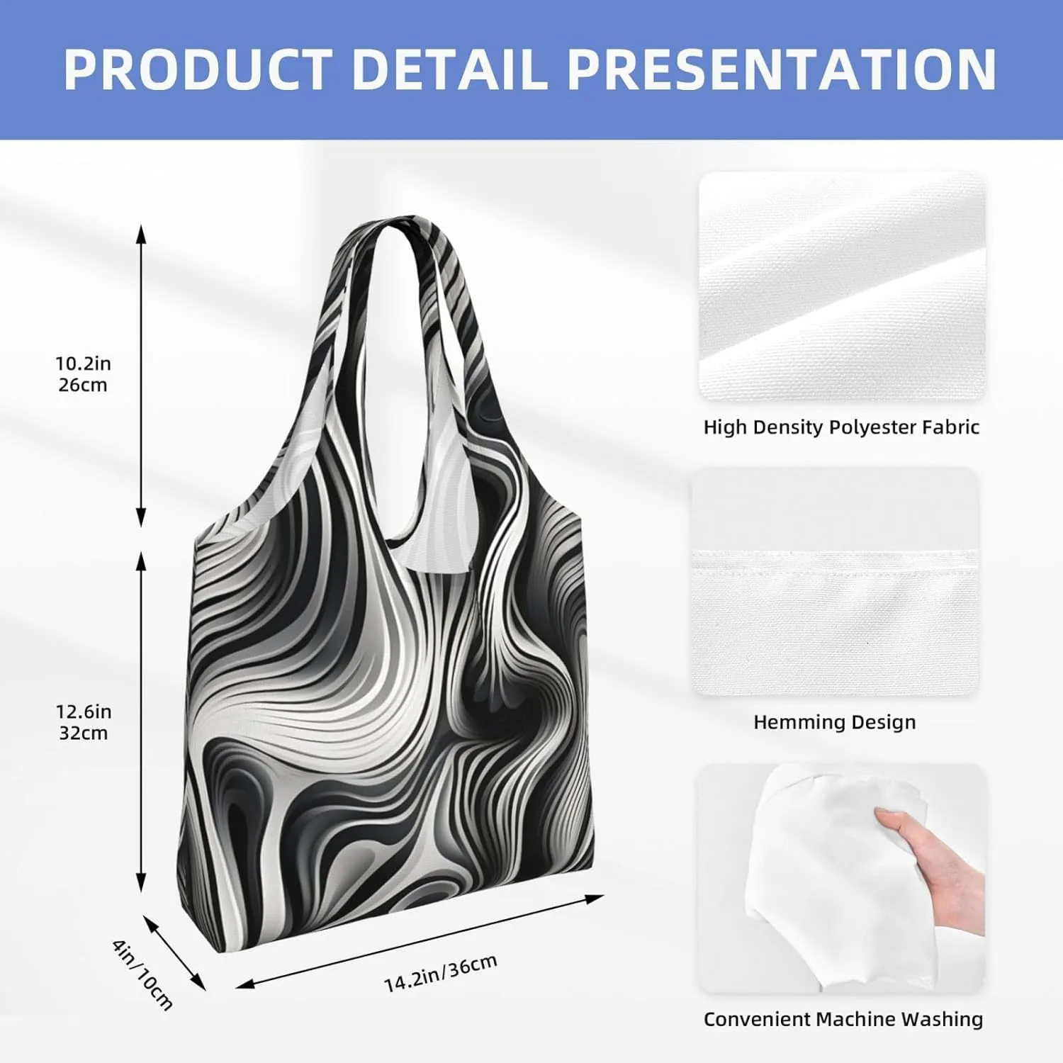 Canvas handbag, single shoulder laptop bag for work
