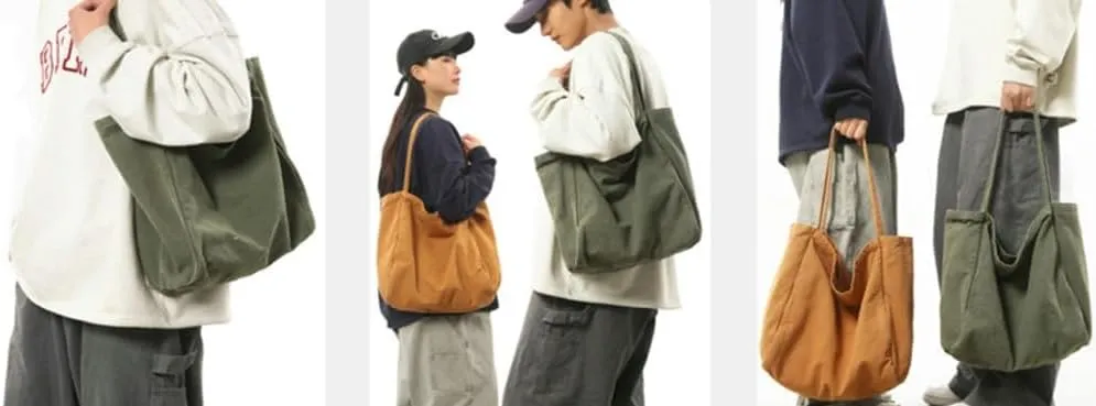Canvas Tote Bag for Women Large Hobo Shoulder Bag Underarm Tote Handbags Purse Casual Message Bag for Work Travel 2025