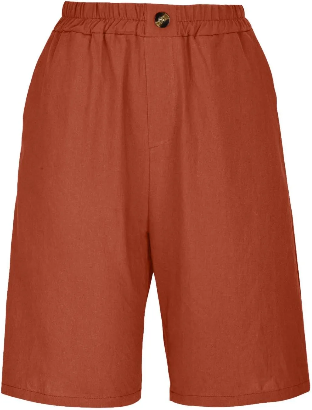 Capri Pants for Women Summer Cotton Linen Capris Wide Leg Cropped Trouser Drawstring Elastic High Waist Pants