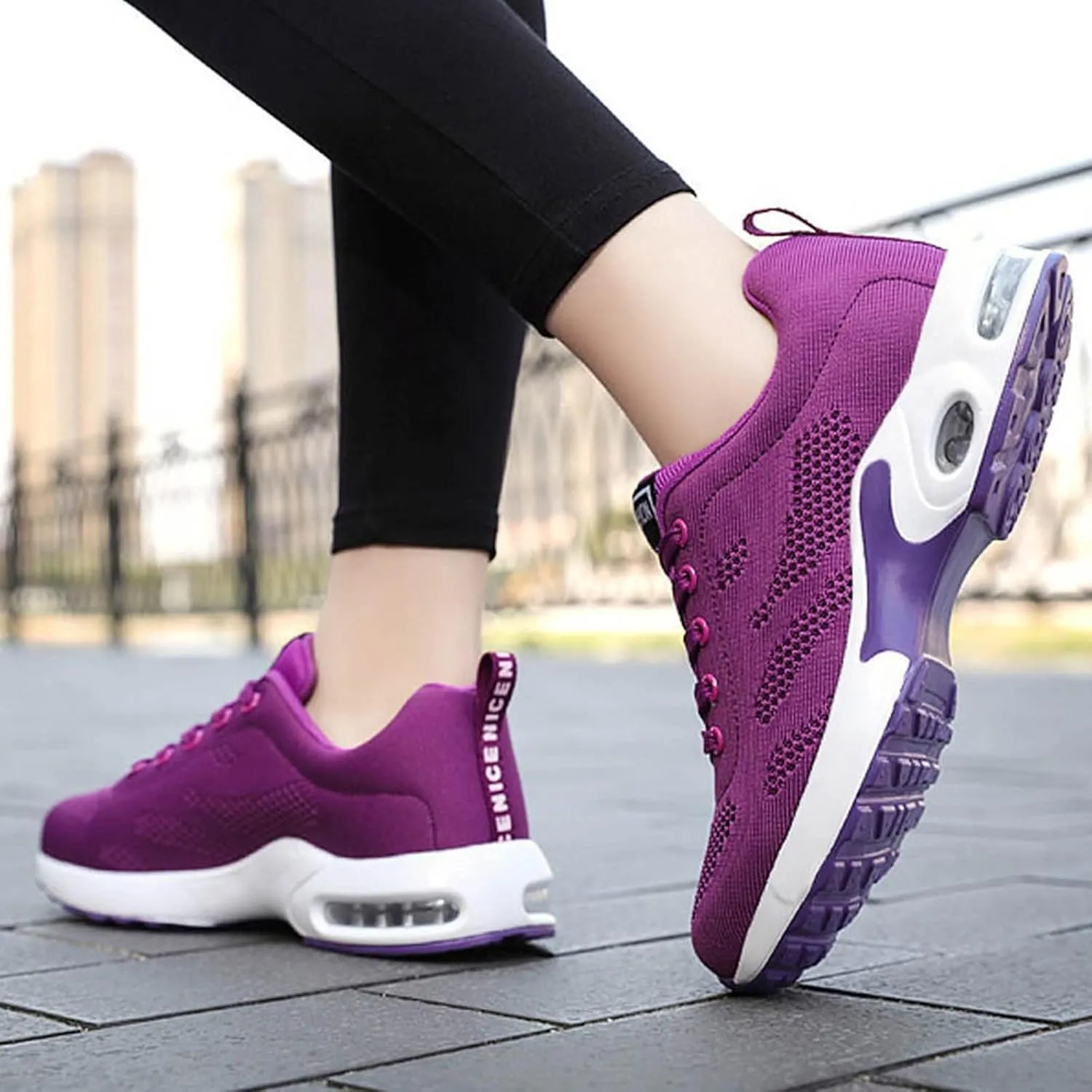 Cathalem Orthopedic Sneakers for Women,The Most Comfortable Orthopedic Shoes, Mesh Casual Breathable Knit Air Cushion Shoes