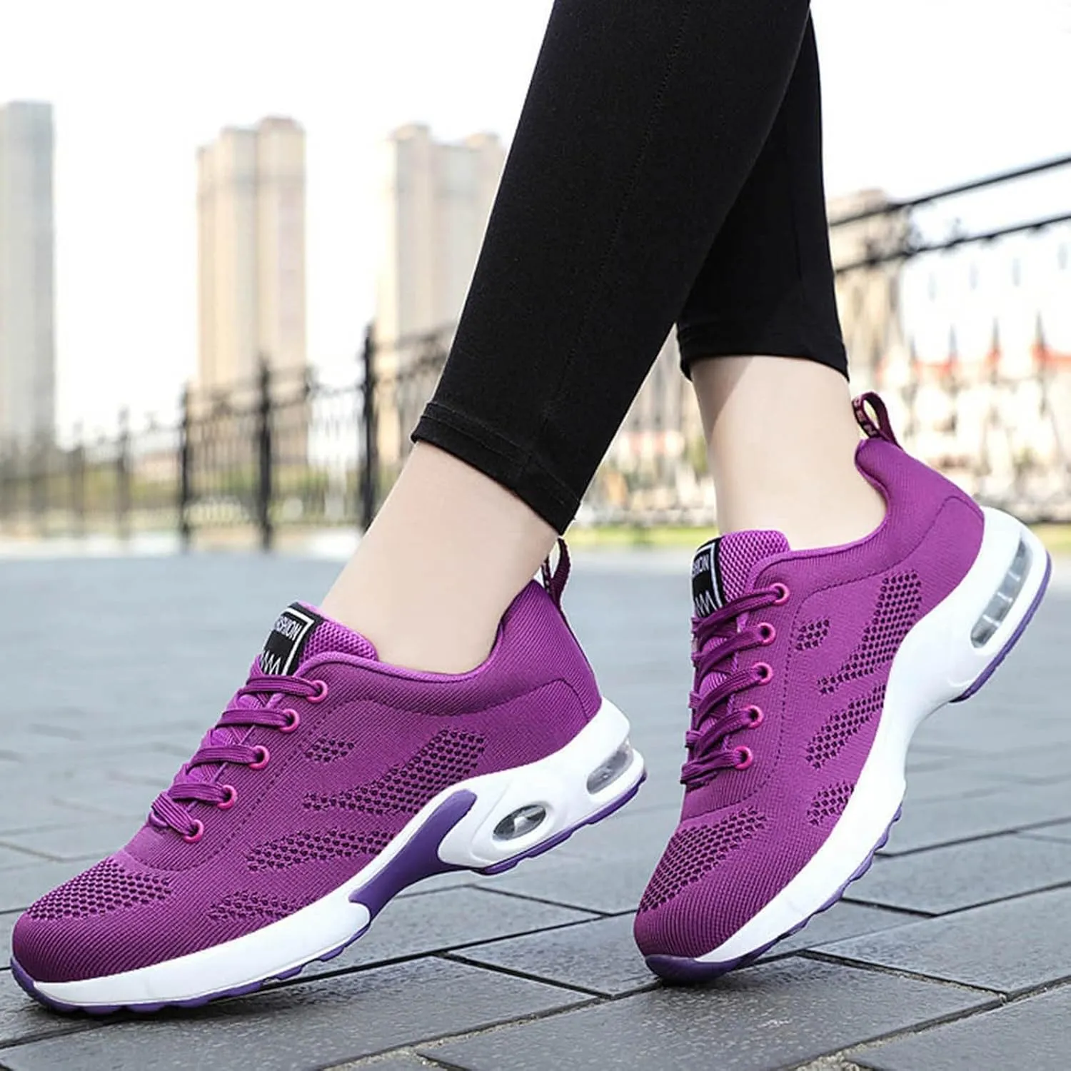 Cathalem Orthopedic Sneakers for Women,The Most Comfortable Orthopedic Shoes, Mesh Casual Breathable Knit Air Cushion Shoes