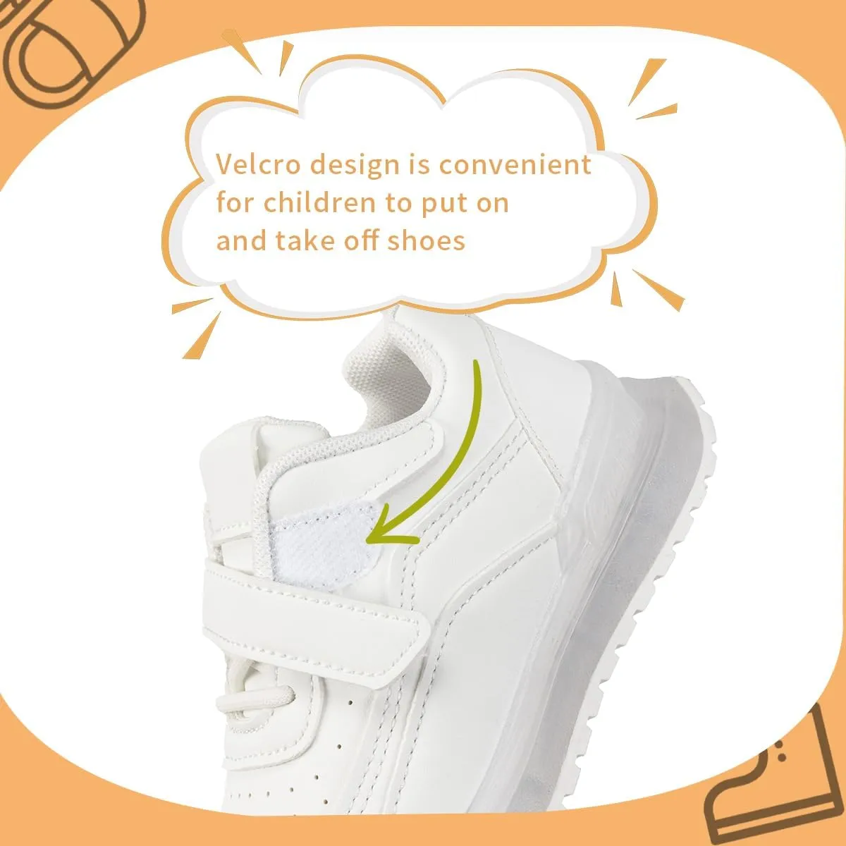 Children's Lightweight Slip-On Sneakers  Breathable Knit Running Shoes with Thick Sole and Anti-Slip Grip for School, Play, and Everyday Wear