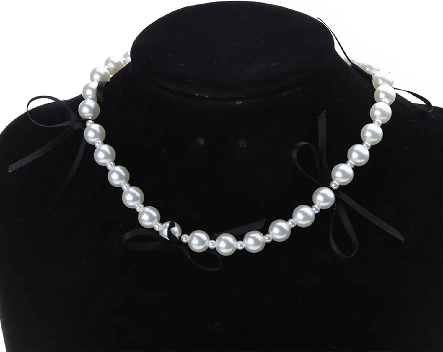 Chunky Pearl Necklaces for Women Dainty Pearl Necklaces Long Layered Pearl Choker Necklace Wedding Pearl Necklace Bridesmaid Jewelry Gifts