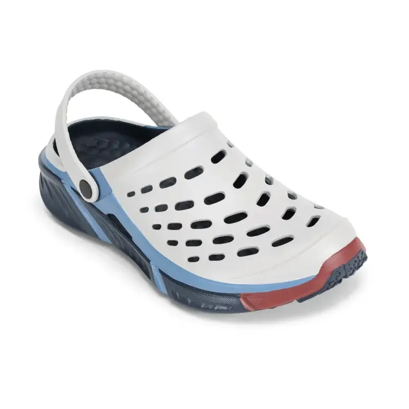Clog de Trekking Adultes - Block Gris Clair/True Navy
