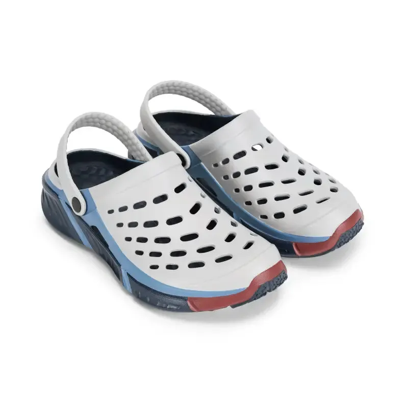 Clog de Trekking Adultes - Block Gris Clair/True Navy
