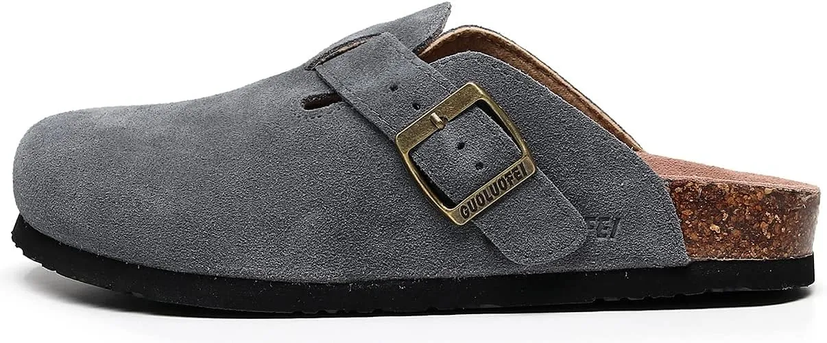 Clogs For Women, Womens Clogs And Mules House Slipers With Arch Support And Adjustable Buckle