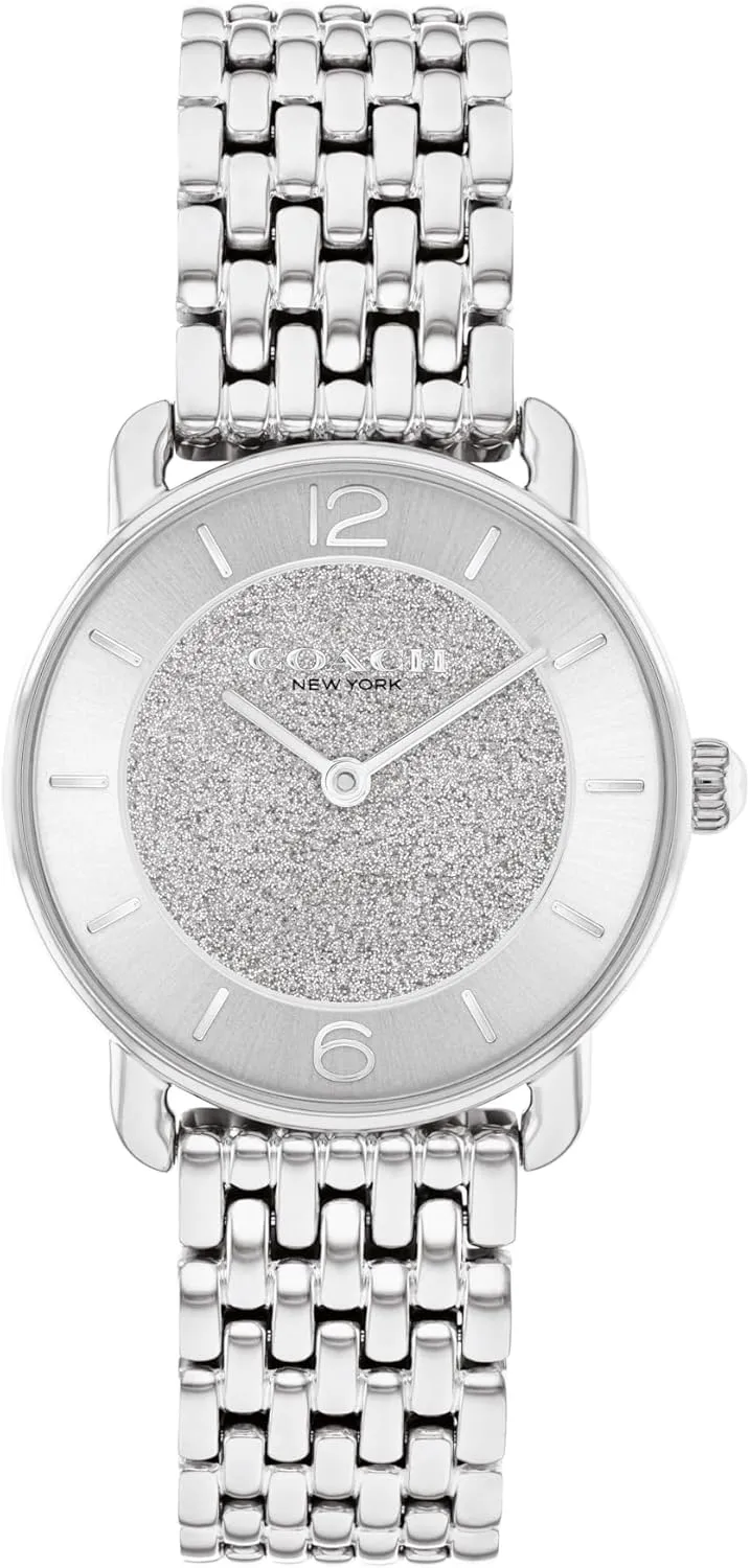 Coach Elliot Women's 2H Quartz Watch - Stainless Steel Bracelet - Water Resistant up to 3ATM/30 Meters - Premium Fashion - Classic, Minimalist Design for Everyday Wear - Gift for Her - 28mm
