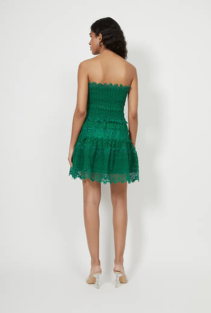 CUMBIA MINI DRESS GREEN