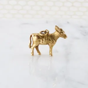 Darling Donkey Charm in 14k Gold