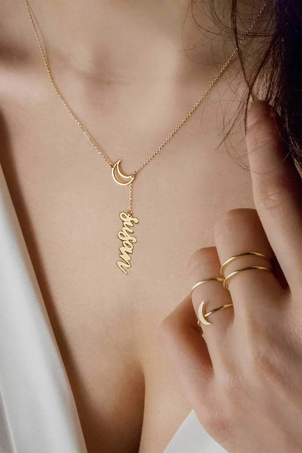 DayOfShe Personalized Butterfly Necklaces with Name Plate Custom Gold Butterfly Choker Name Necklaces Birthday Gifts for Women Girlfriend