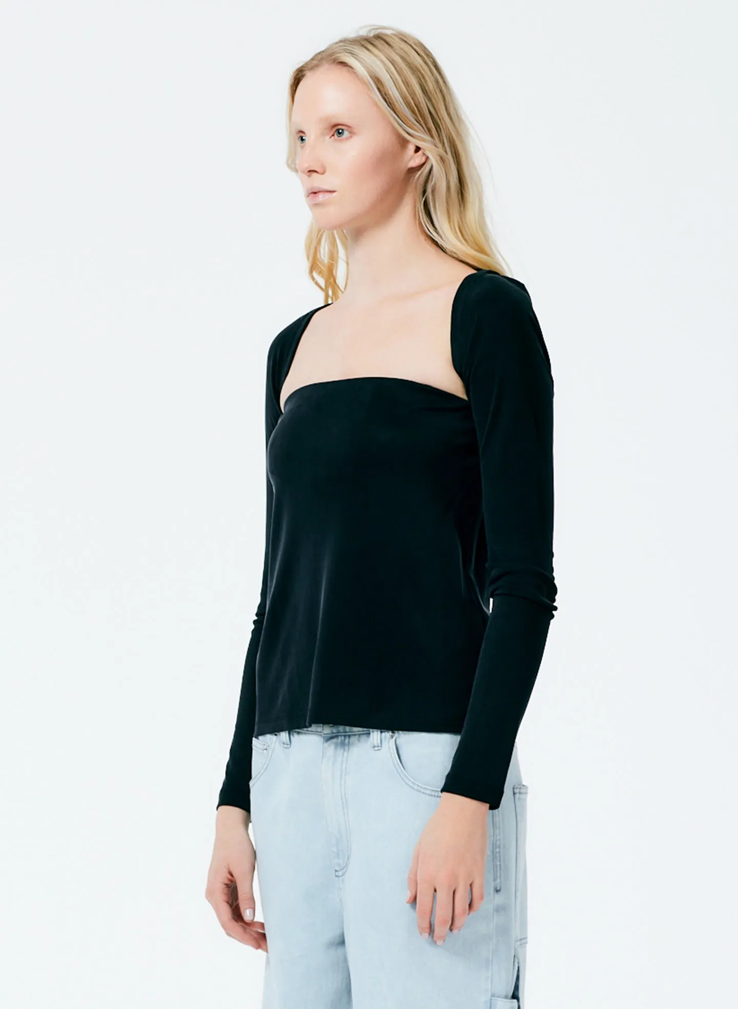 Deeba Cupro Strapless Convertible Top
