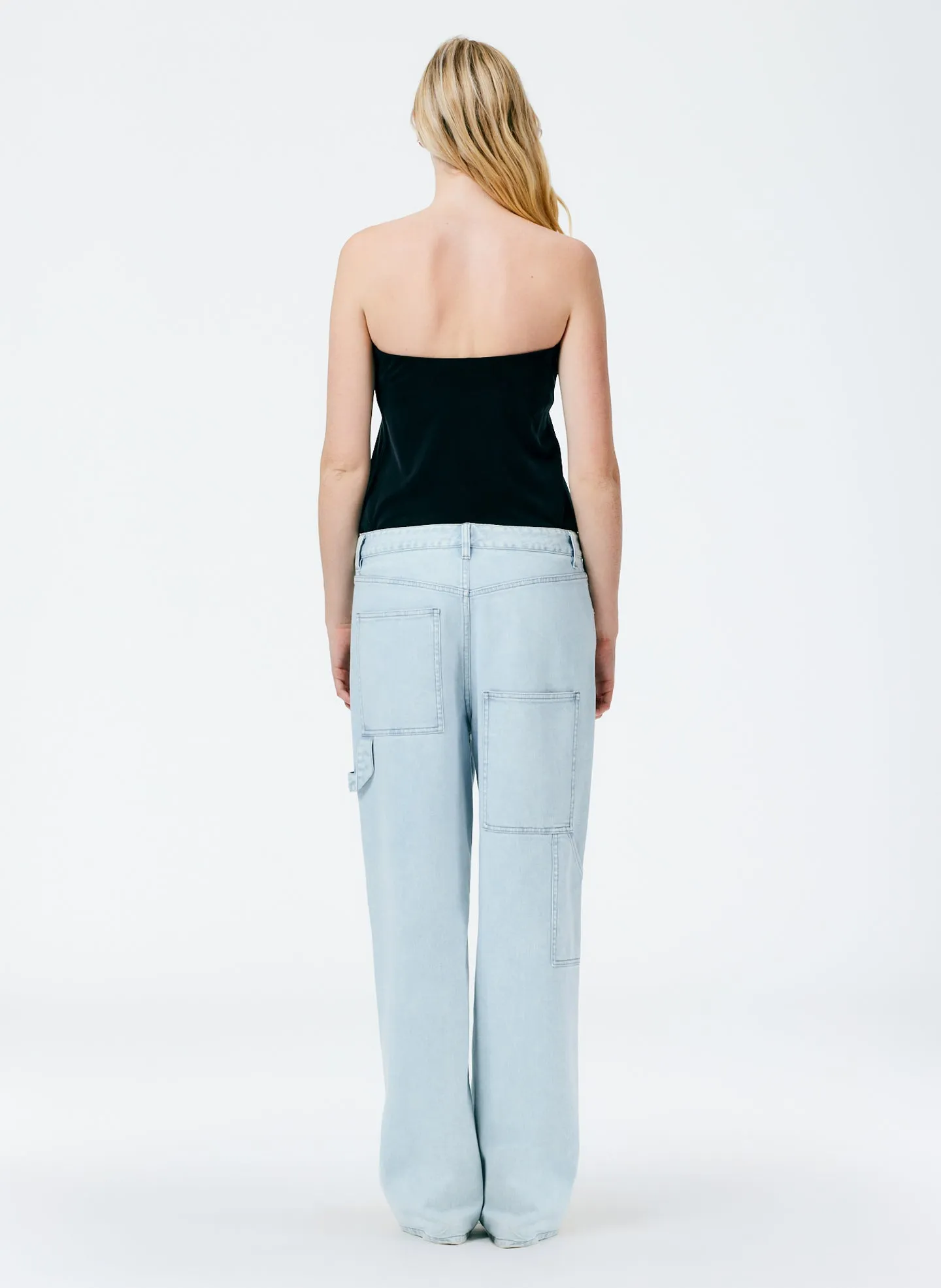 Deeba Cupro Strapless Convertible Top