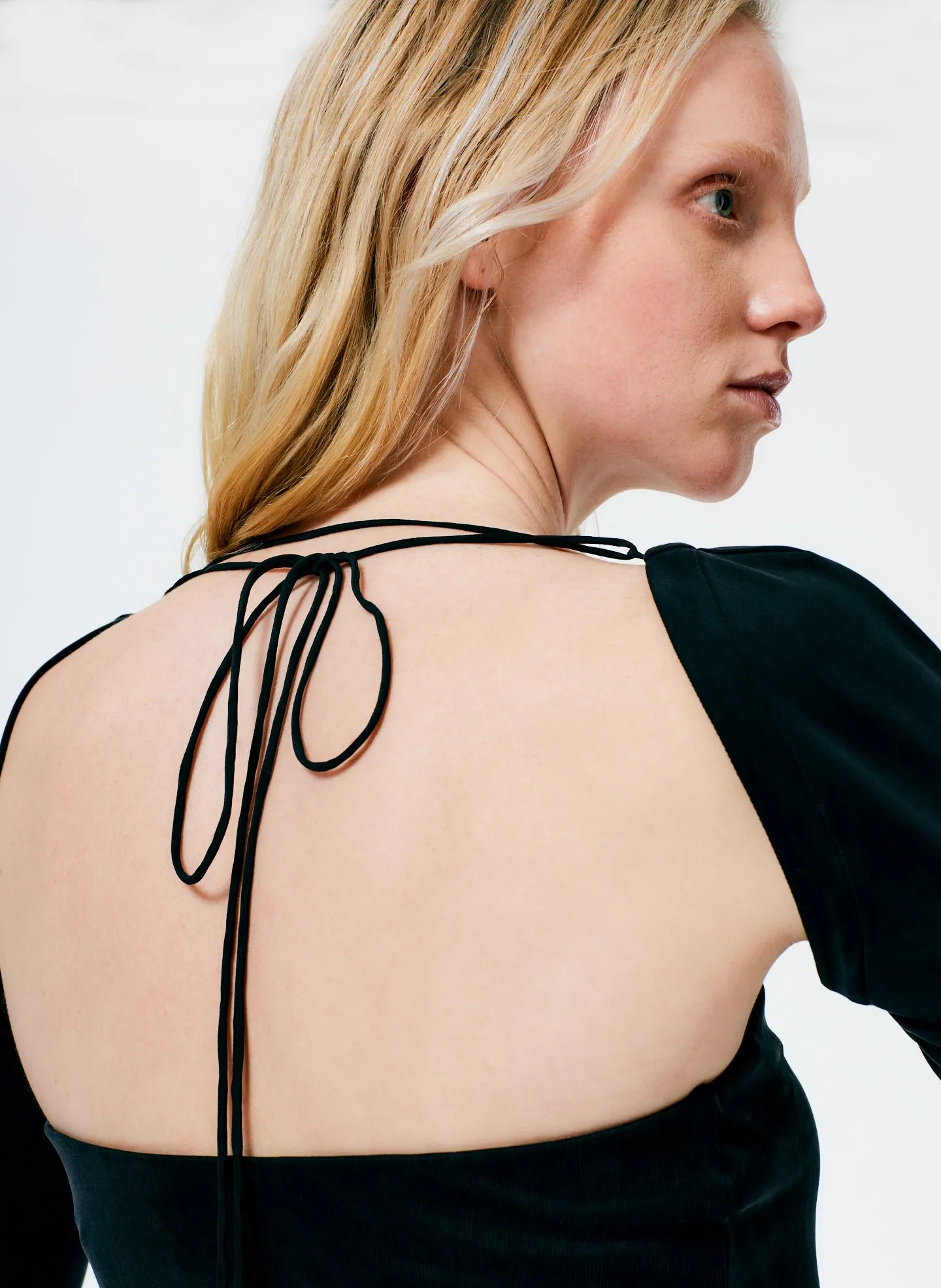Deeba Cupro Strapless Convertible Top