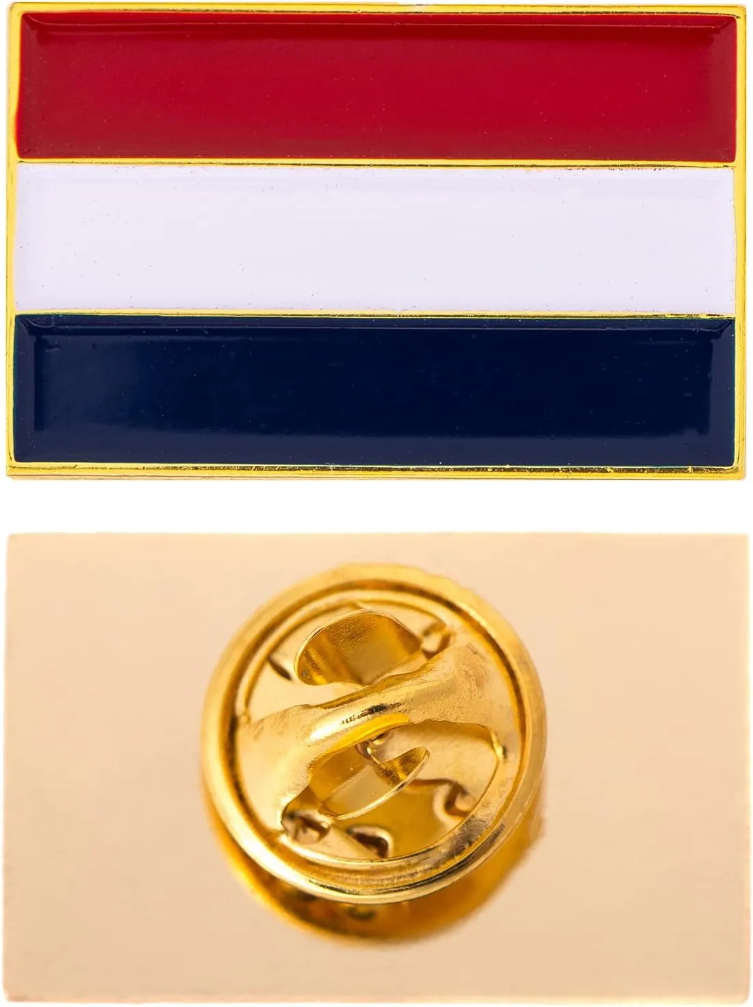 Desert Cactus Netherlands Flag Lapel Pin Country Enamel Made of Metal Souvenir Hat Men Women Patriotic (Rectangle Pin)
