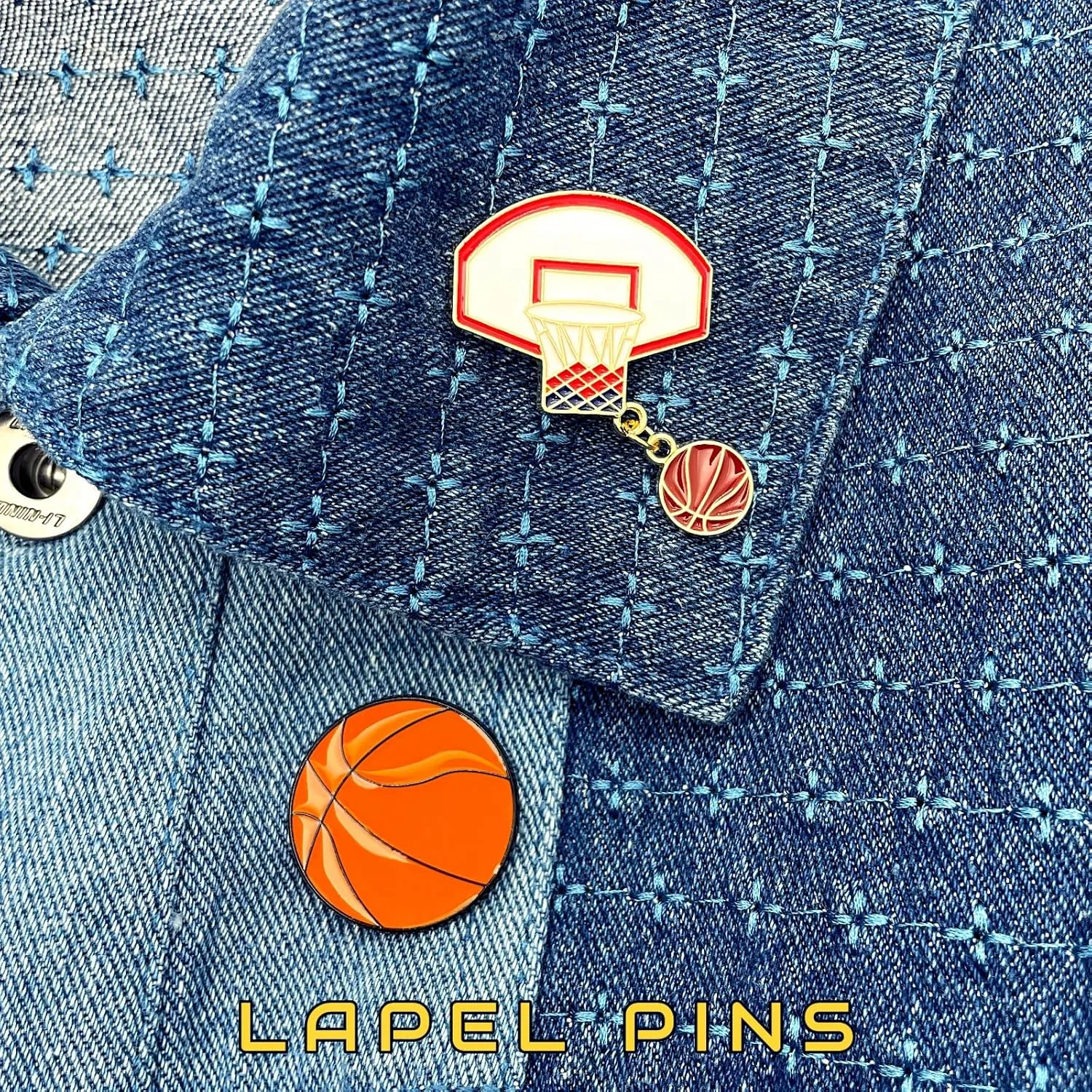 Enamel Pins for Backpacks, Lapel, Lanyard, Bags, Hats, Caps, Clothes, Vest, Jackets - Bulk Bedge Brooches