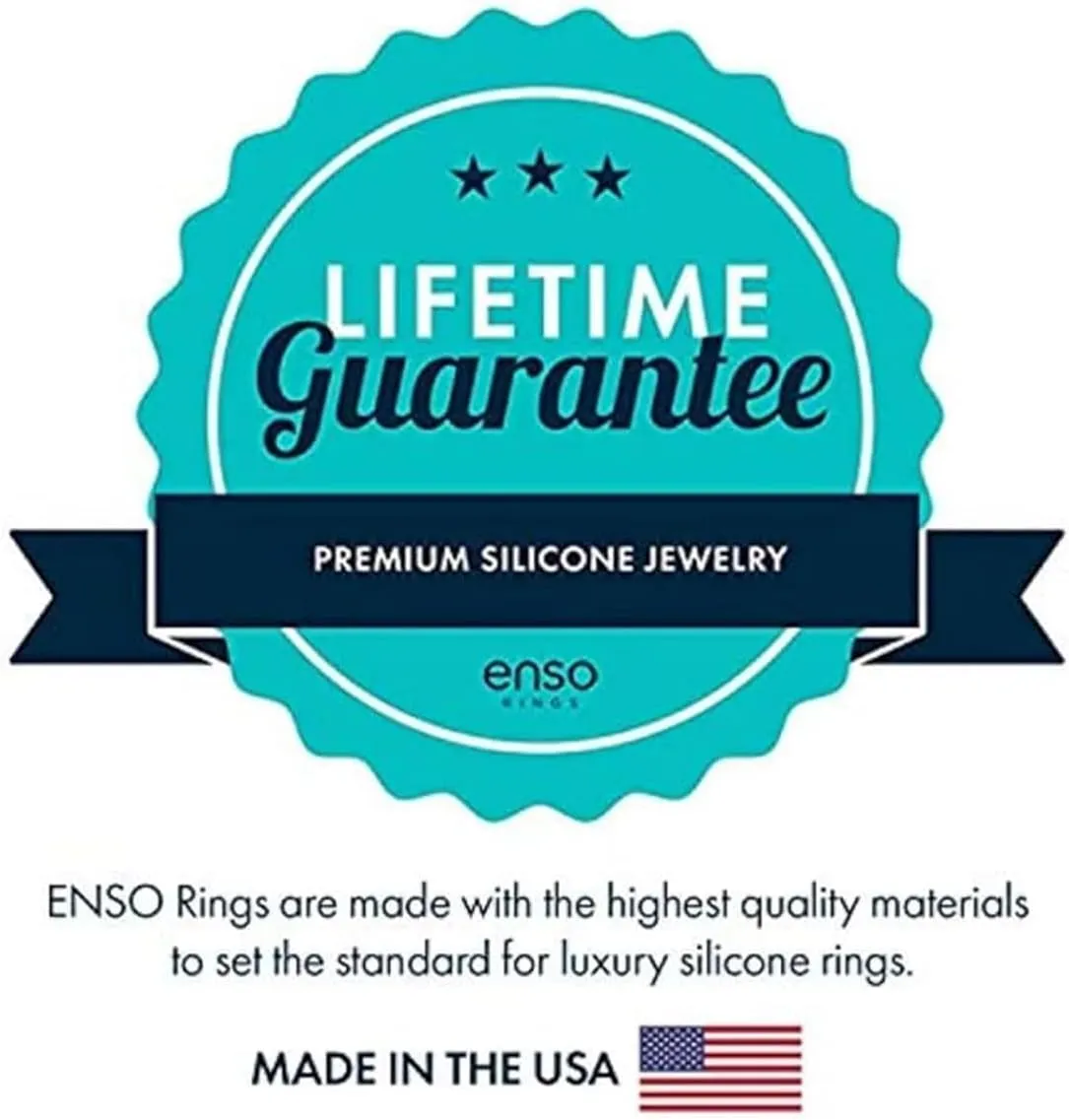 Enso Rings Hearts Accent Silicone Ring Collection