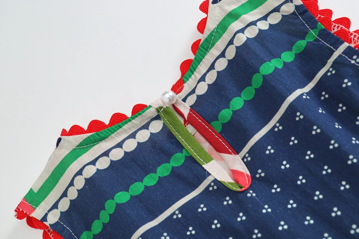 Ethnic Style Sleeveless Patchwork Dress