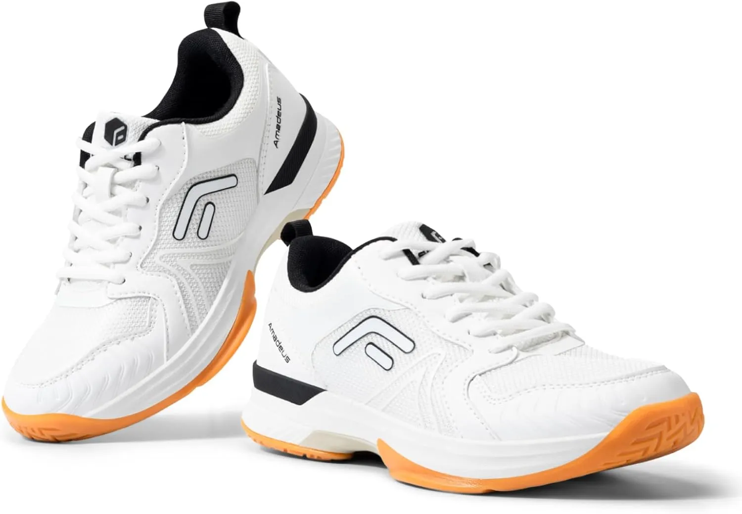 FitVille Wide Pickleball Shoes for Women Cloud-Like Lightweight Womens Tennis Shoes with Arch Support, Wide Toe Box Breathable Court Shoes for Racketball, Badminton