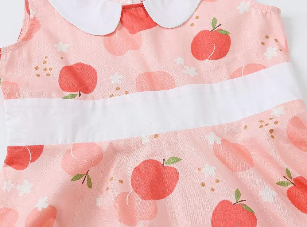 Girls 3-12 Years Vintage Polka Dot Swing Sleeveless Party Dress
