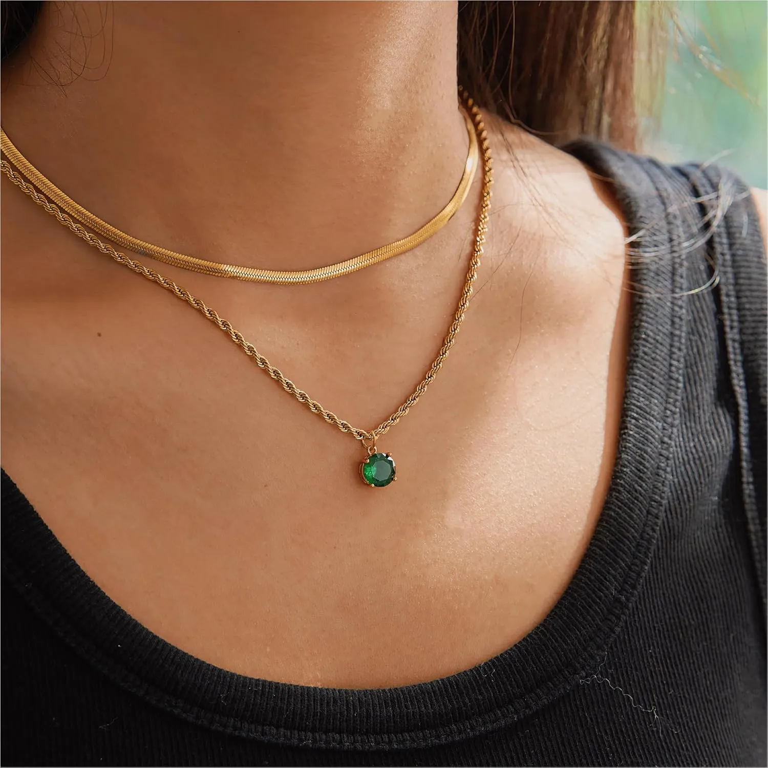 Gold Necklace for Women 14K Dainty Gold Necklaces for Women Cross Chain with Jewelry Layered Necklaces for Women