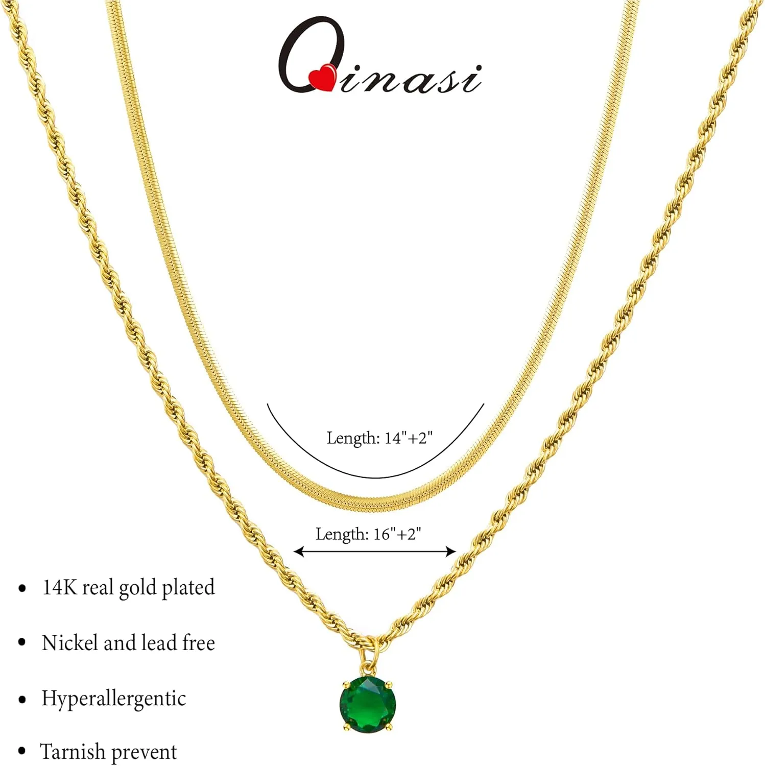Gold Necklace for Women 14K Dainty Gold Necklaces for Women Cross Chain with Jewelry Layered Necklaces for Women