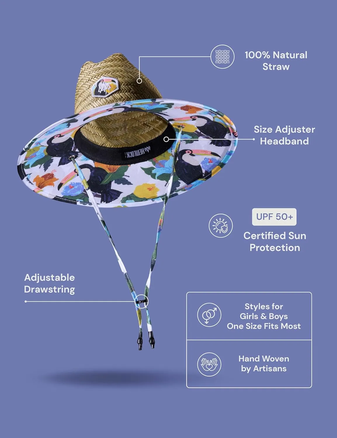 Hemlock Hat Co. - Kids Straw Hats