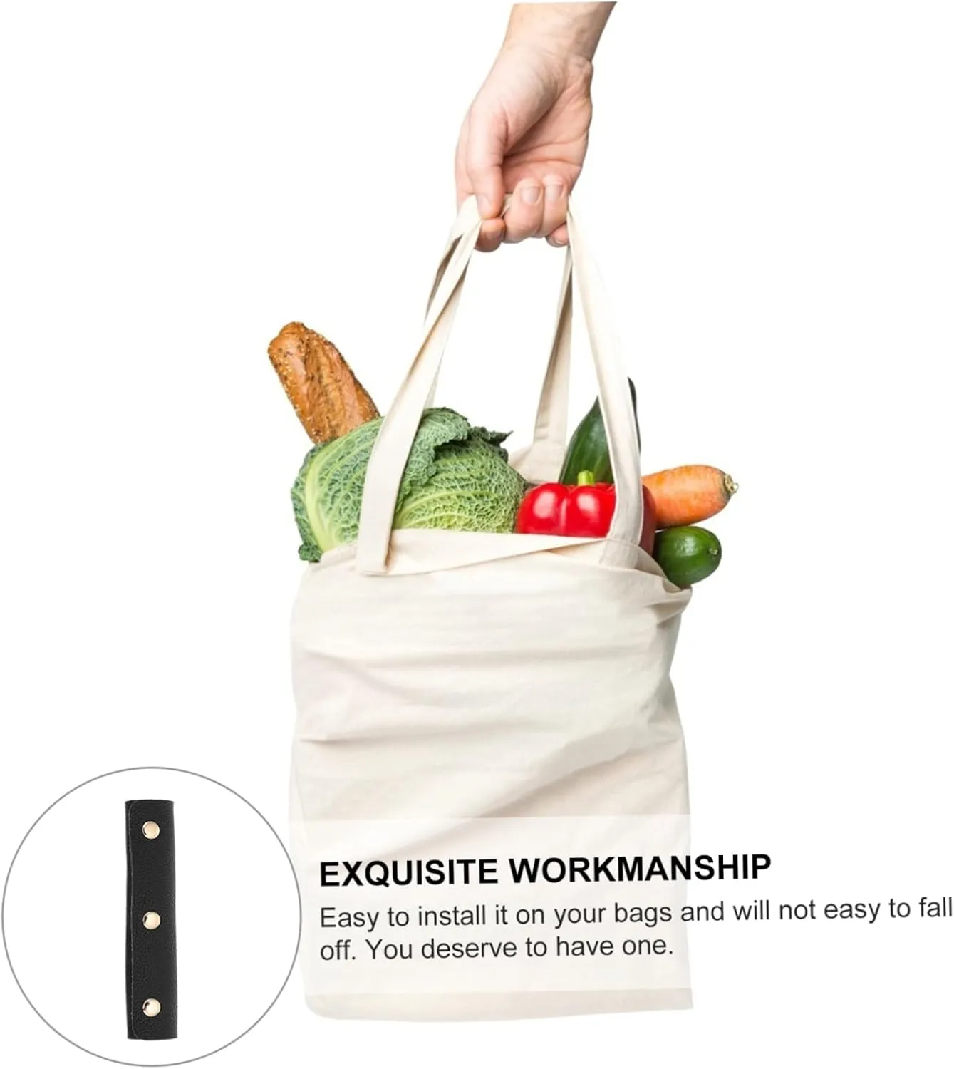 Hohopeti Handle Bag Protector Wrap Briefcase Handle Cover Suitcase Saddle for Tote Bag Random Color
