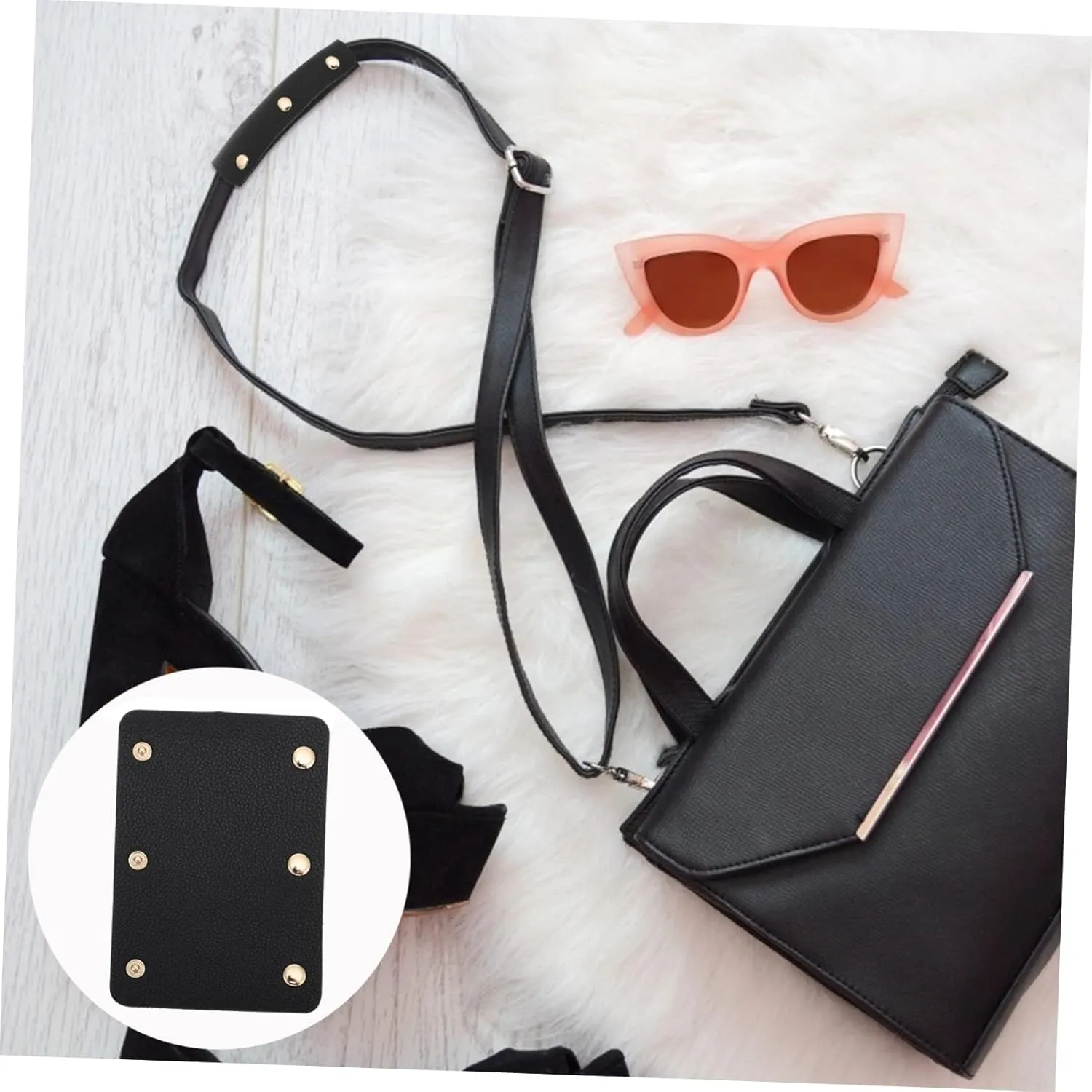 Hohopeti Handle Bag Protector Wrap Briefcase Handle Cover Suitcase Saddle for Tote Bag Random Color