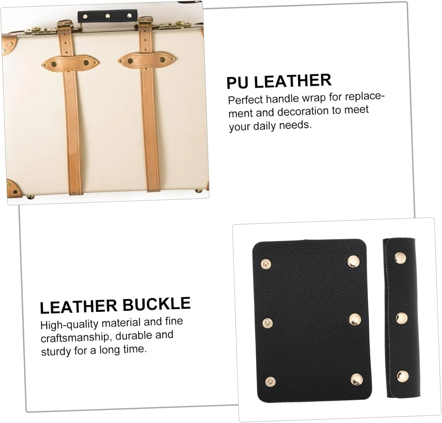 Hohopeti Handle Bag Protector Wrap Briefcase Handle Cover Suitcase Saddle for Tote Bag Random Color