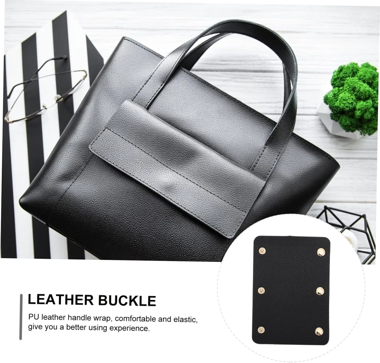 Hohopeti Handle Bag Protector Wrap Briefcase Handle Cover Suitcase Saddle for Tote Bag Random Color